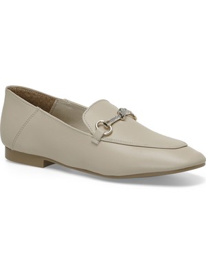 Miss F Ds24007 4Fx Bej Kadın Loafer