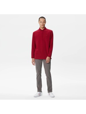 Lacoste Erkek Polo Yaka Sweatshirt