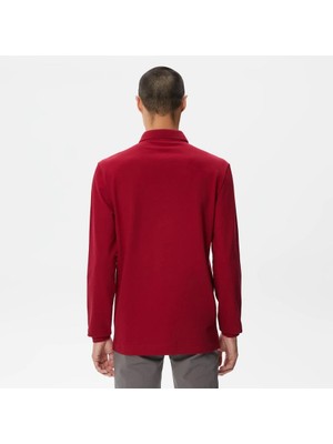 Lacoste Erkek Polo Yaka Sweatshirt