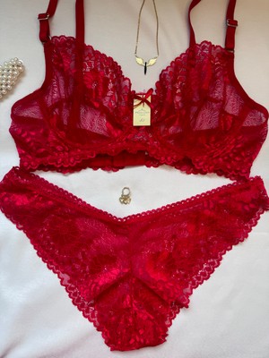 Sirius Style Kırmızı Bralet Takımı