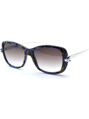 Cartier Blue Tortoise Shell Brown Gradient