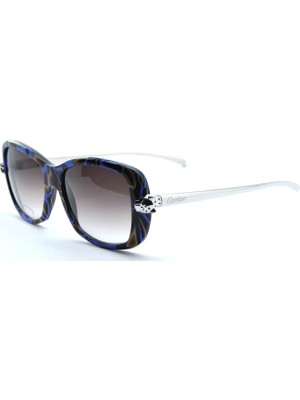 Cartier Blue Tortoise Shell Brown Gradient