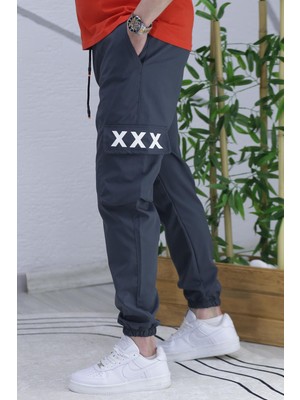 Wafrazon Erkek Jogger Paçası Lastikli Kargo Pantalon Xxx