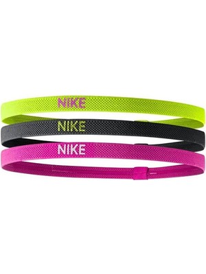 Nike N1004529-709 Elastik Saç Bandı 3 lü Paket