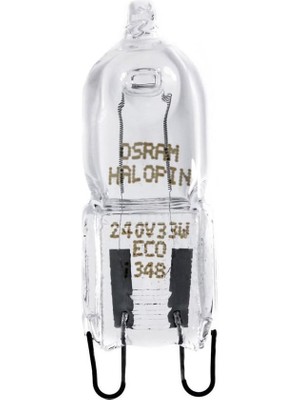 Osram 2 Adet Osram G9 Halojen 220V 33W = 40W 460 Lümen Halopın