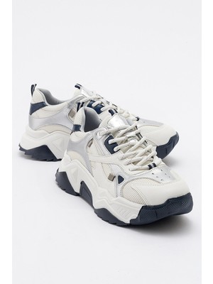 Luvi Lecce Beyaz-Laci Kadın Spor Ayakkabı