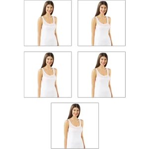 Özkan Underwear 20575 5'li Paket  İp Askılı Kadın Atlet