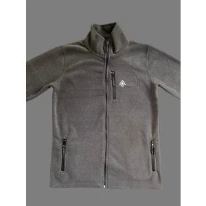 Dik Yaka Tam Fermuarlı Cepli Mont Polar Üst