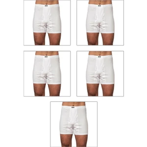 Özkan 0043 5'li Paket  Erkek Pamuklu Penye Kumaş Paçalı Don Boxer Şort Külot