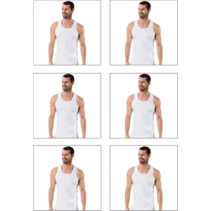 Özkan Underwear 0058 6'lı Paket Erkek Pamuklu Ribana Esnek Rahat Sporcu Atlet