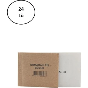 Sam Ofset Sam Numaralı Fiş Büyük Paketli 24'lü