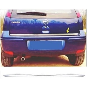 Ebal Oto Opel Corsa C Krom Bagaj Alt Çıtası 2000-2007 Arası P.çelik