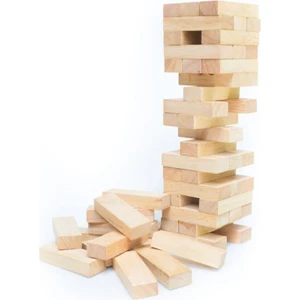 Ahşap Jenga Denge Oyunu 54 Parça