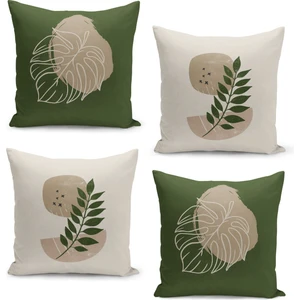 4'lü Kırlent Kılıf Seti Çift Taraflı Dijital Baskılı