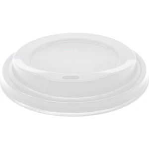 Ambalaj Pazarı Sıcak Içecek Kapağı Beyaz 80 mm - 100 Adet