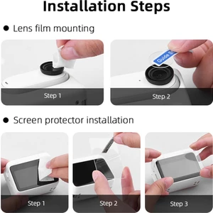 INSTA360 Go 3 Lens Koruma Aksesuarları Için Lens Ekran Koruyucu Ince ve Yüksek Şeffaflık Filmi (Yurt Dışından)