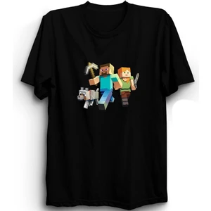 The Fame Minecraft, With Dog, Oyun Game Tişört