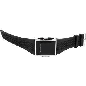 Lüks Dijital Erkek Kırmızı LED Işık Spor Bilek Saati Hediye Stili - Siyah (Yurt Dışından)