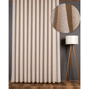 Vanessa Perde Salon Oturma Odası Perdesi Yatak Odası Hakiki Keten Tül Perde 1/3 Sık Pileli