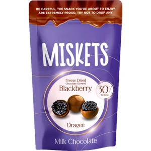Sütlü Çikolatalı Böğürtlen Draje 80 gr