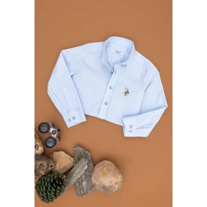 U.S. Polo Assn. Erkek Çocuk Açık Mavi Gömlek Basic 50271303-VR003