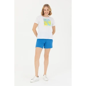 U.S. Polo Assn. Kadın Saks Şort (Örme) 50263791-VR045