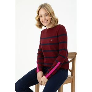 U.S. Polo Assn. Kadın Bordo Kazak /Triko 50269500-VR014