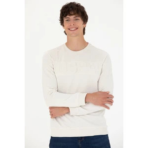 U.S. Polo Assn. Erkek Taş Basic Sweatshirt 50269402-VR049