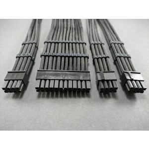 mm Psu Uzatma Kablo Set Siyah Sleeved