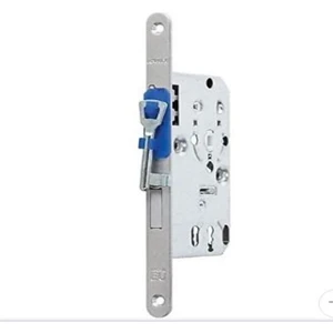 Sessiz Kilit Oda Tipi Gümüş Renkli 55 Mm/18 mm Sağ + Kilit Karşılığı Set