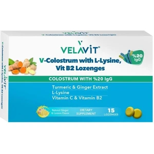 V-Colostrum With L-Lysine Vit B2 Lozenges 15 Pastil