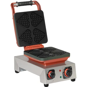 Kare Waffle Makinesi Çubuklu Kalp