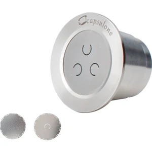 Kuadu Shop 1 Kapsül Tarzı Capsulone 3. Paslanmaz Çelik Metal Kapsül Nespresso ile Uyumlu Yeniden Doldurulabilir Yeniden Kullanılabilir Kahve Kapsülü Kapsülü (Yurt Dışından)