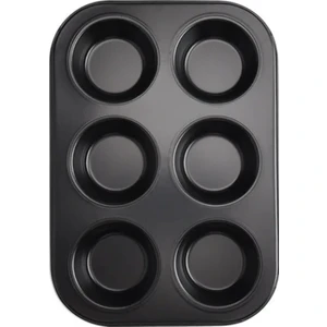 6lı Muffın Kek Kalıbı Tepsisi Kek Kalıbı Yanmaz Yapışmaz Fırın Mini Kek Pişirme Kalıbı 26,5CMX18.5CM