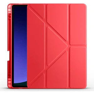 Samsung Galaxy Tab S9 Kılıf Zore Tri Folding Kalem Bölmeli Standlı Kılıf