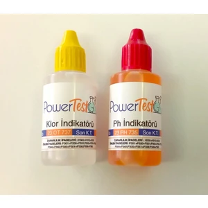 Powertest Klor ve Ph Indikatörü Ikili Set