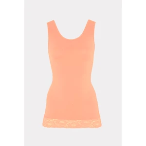 Nbb Oranj Seamless Dantelli Geniş Askılı Atlet