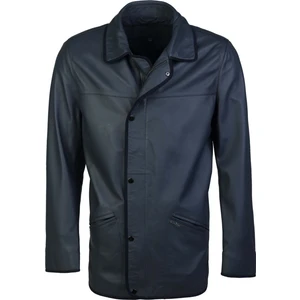 Tamer Tanca Erkek Hakiki Deri Lacivert Deri Mont 1000 034 Erk Derımont SK23/24 Lacı Tafta