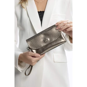 Tamer Tanca Kadın Vegan Antrasit Rugan Cüzdan Cuzdan 1003 1508 Bn Czdn SK23/24 Pewter Fsly