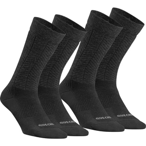 Quechua Outdoor Uzun Termal Çorap - Siyah - MH500