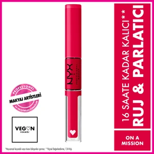 Nyx Professional Makeup Shıne Loud Hıgh Shıne Lıp Color - On A Mıssıon