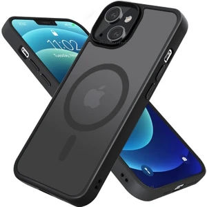 MTK Moveteck Apple iPhone 14 Kılıf Mat Magsafe Wireless Şarj Destekli