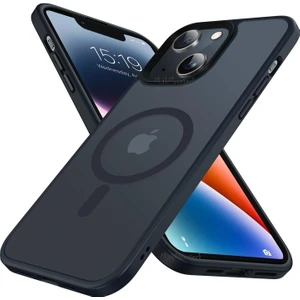 MTK Moveteck Apple iPhone 13 Kılıf Mat Magsafe Wireless Şarj Destekli