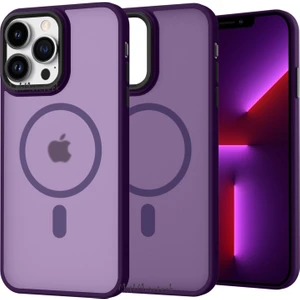 M.TK Moveteck Apple iPhone 13 Pro Max Kılıf Mat Magsafe Wireless Şarj Destekli