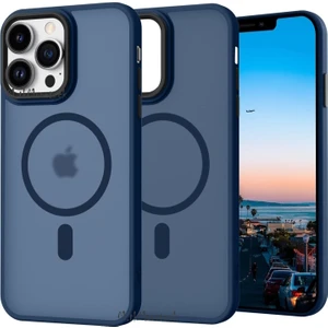 M.TK Moveteck Apple iPhone 12 Pro Max Kılıf Mat Magsafe Wireless Şarj Destekli