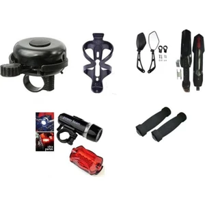 Bisiklet Aydınlatma Aksesuar Seti Jumbo Paket -7 Parça