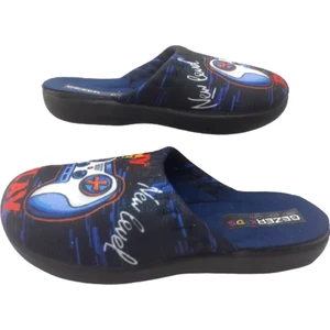 Erkek Çocuk Siyah-Mavi Oyuncak Figürlü Ev Içi Terlik GZRR778-007