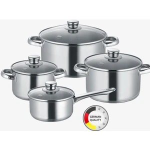 59030 New Roma Çelik Tencere Seti (4 Parça)