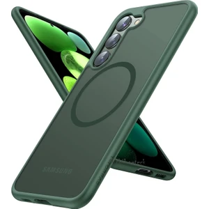 M.TK Moveteck Samsung Galaxy S23 Kılıf Mat Magsafe Wireless Şarj Destekli