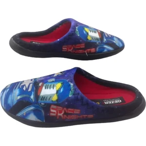 Erkek Çocuk Sax Kırmızı Uzay Figürlü Ev Içi Terlik GZRR778-007